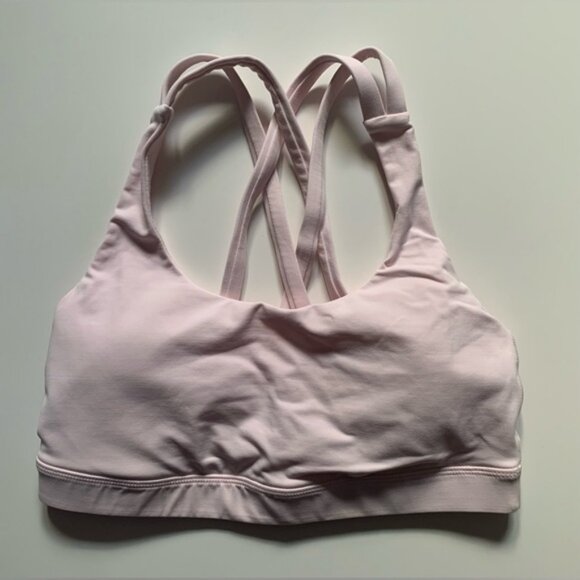 Lululemon Energy Bra Pretty Pink - Picture 1 of 4